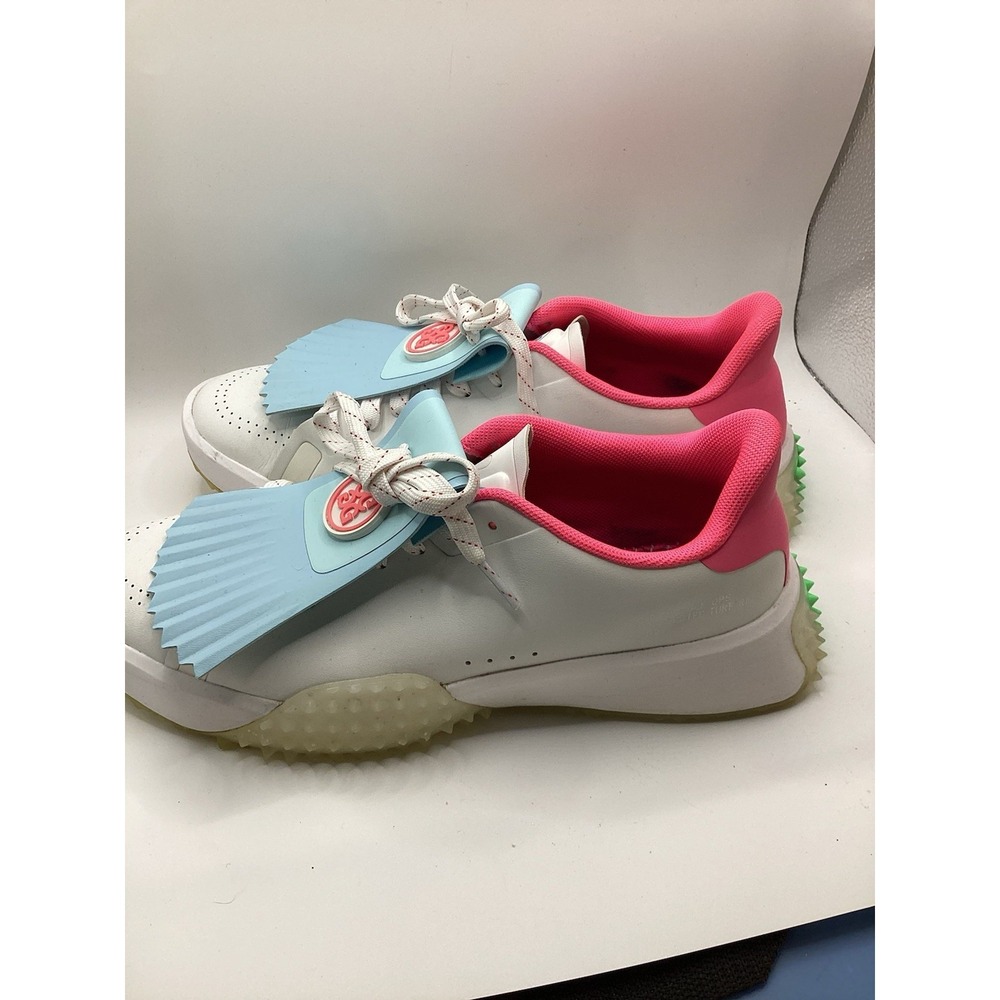 G/Fore Gfore G4 Fore Kiltie G.112 Golf Shoe Sneaker ⛳️ Ladies 10 White Pink - Picture 7 of 8